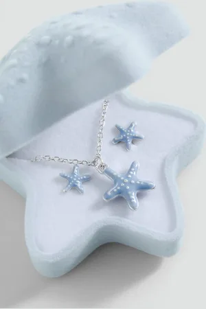 MANGO Star chain necklace