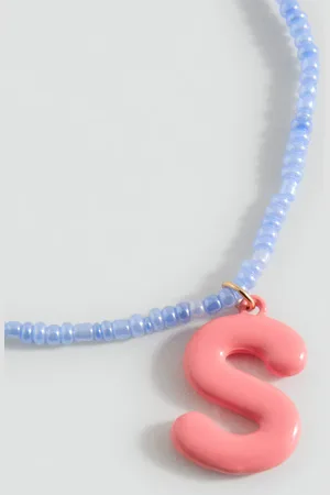 MANGO Letters bead necklace