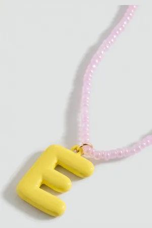 MANGO Letters bead necklace
