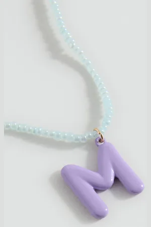 MANGO Letters bead necklace