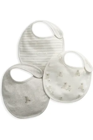 Mamas & Papas Teddy Bear Bib Set 3 Pack -