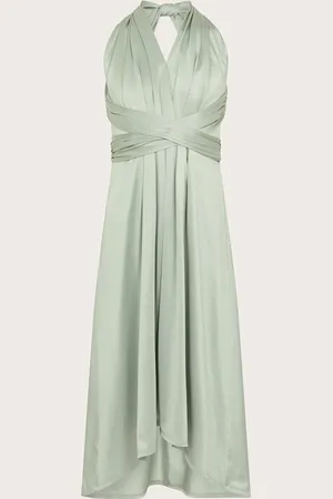 Monsoon Girls Satin Maxi Dress (8-15 Yrs)s - 12y -