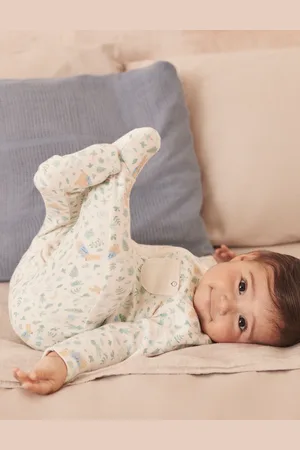 Mori Cotton Blend Peter Rabbit™ Sleepsuit (7lbs-24 Mths) - 12-18 -