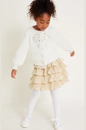 Monsoon Girls Sequin Bow Cardigan (3-15 Yrs) - 12-13 -