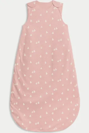 Marks & Spencer Girls Pure Cotton 1.5 Tog Duck Print Sleeping Bag (0-3 Yrs) - 0-6 M -