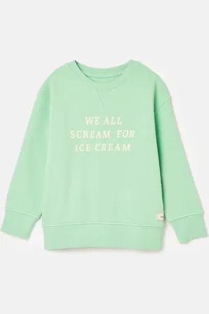 Joules Girls Cotton Rich Ice Slogan Sweatshirt (2-10 Yrs) - 4y
