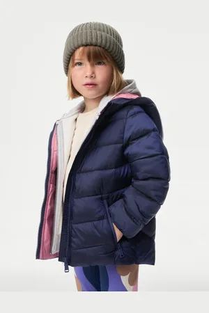 Marks & Spencer Girls Lightweight Padded Jacket (2-8 Yrs) - 3-4 Y -