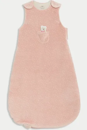 Marks & Spencer Girls Velour Teddy 2.5 Tog Sleeping Bag (0-3 Yrs) - 18-36 -