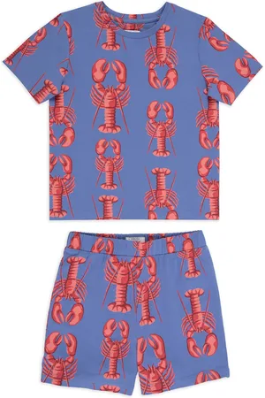 Chelsea Peers Boys Cotton Rich Lobster Pyjamas (1-12 Yrs) - 9-10Y -