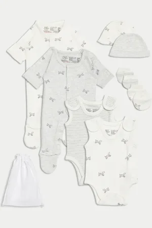 Marks & Spencer 8pc Cotton Rich Premature Hospital Starter Set - PREM4 -