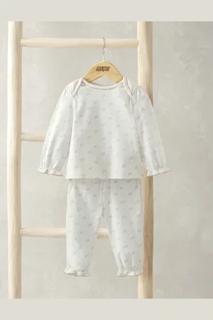 Mamas & Papas Girls Pure Cotton Daisy Pyjamas (3-36 Mths) - 12-18 -