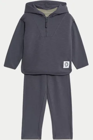 Marks & Spencer Boys 3pc Cotton Rich Top & Bottom Outfit (2-8 Yrs) - 3-4 Y -