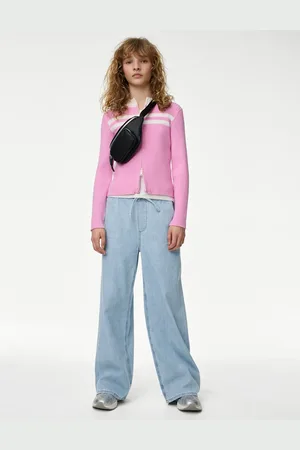 Marks & Spencer Girls Wide Leg Jeans (6-16 Yrs) - 12-13