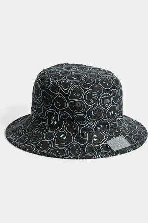 Marks & Spencer Kids Pure Cotton SmileyWorld® Bucket Hat (3-13 Yrs) - 3-6y -