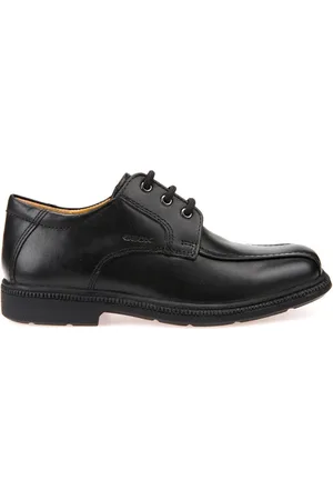 Geox Boys Leather School Shoes (2½ Large-8 Large) - 3 L -