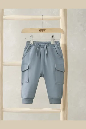 Mamas & Papas Boys Pure Cotton Cargo Joggers (0 Mths-3 Yrs) - 0-3 M -