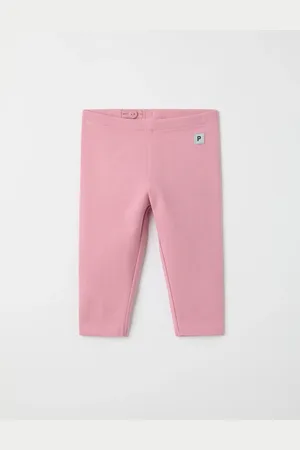 Polarn O. Pyret Girls Cotton Rich Leggings (1 Mths-1 Yrs) - 4-6M -