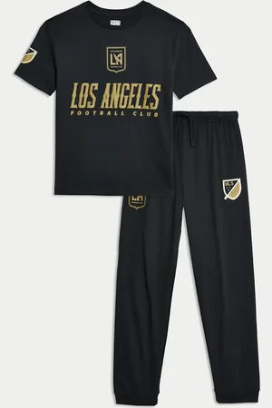Marks & Spencer Boys Pure Cotton Los Angeles Football Club™ Pyjamas (6-16 Yrs) - 7-8 Y -