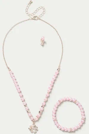 Marks & Spencer Girls Daisy Necklace and Bracelet Set
