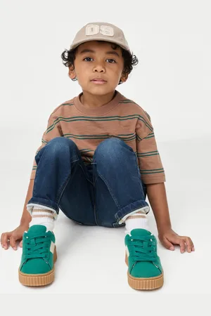 Marks & Spencer Boys Skinny Cotton Rich Jeans (2-8 Yrs) - 2-3 Y - Dark Denim