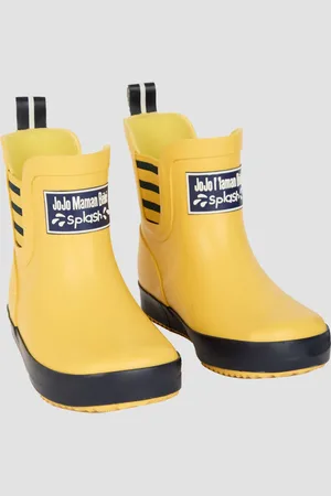 JoJo Maman Bébé Kids Striped Wellies (5 Small - 11 Small) - 9 S -
