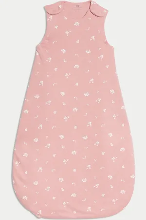 Marks & Spencer Girls Pure Cotton Floral 2.5 Tog Sleeping Bag (0-36 Mths) - 18-36 -