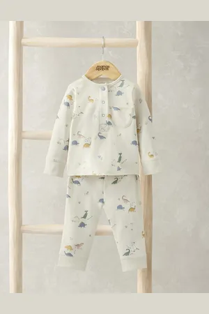 Mamas & Papas Boys Pure Cotton Dinosaur Pyjamas (3-36 Mths) - 6-9 M -