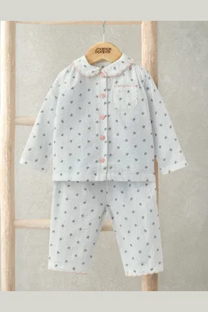 Mamas & Papas Girls Pure Cotton Floral Pyjamas (3-36 Mths) - 6-9 M -