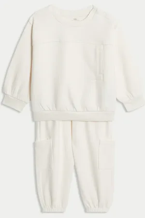 Marks & Spencer Boys 2pc Cotton Rich Top & Bottom Outfit (0-6 Yrs) - 4-5Y -