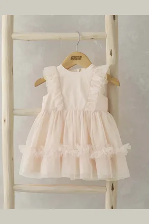 Mamas & Papas Girls Tulle Dress (0-3 Yrs) - 3-6 M -