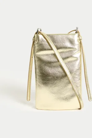 Marks & Spencer Kids Cross Body Phone Bag - Gold