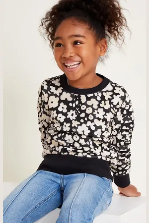 Monsoon Girls Pure Cotton Floral Sweatshirt (3-13 Yrs) - 5-6 Y -