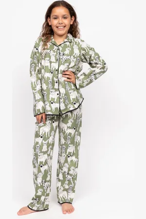 Cyberjammies Girls Cotton Rich Dog Pyjamas (2-13 Yrs) - 12-13 -