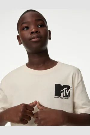 Marks & Spencer Boys Pure Cotton MTV™ Pyjamas (6-16 Yrs) - 10-11 -