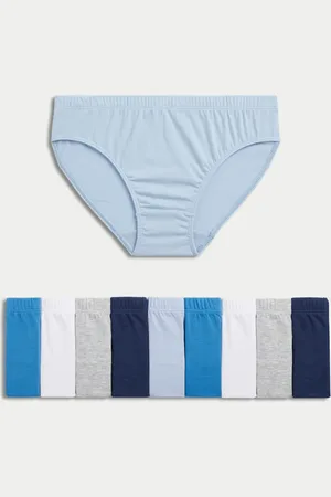 Marks & Spencer Boys 10pk Pure Cotton Briefs (2-14 Yrs) - 11-12 -