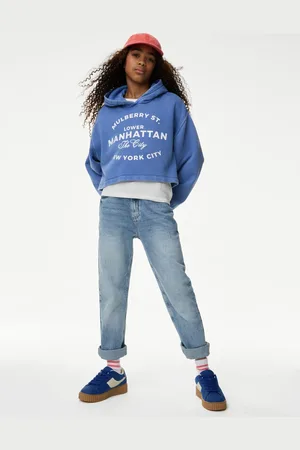 Marks & Spencer Girls Cotton Rich Vest & Hoodie Set (6-16 Yrs) - 13-14 -