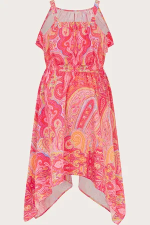 Monsoon Girls Paisley Print Dress (3-13 Yrs) - 7-8 Y -