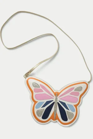 Marks & Spencer Girls Embroidered Butterfly Bag -