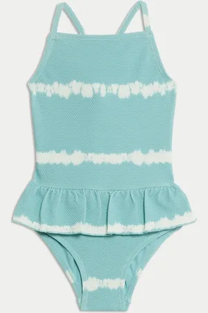 Marks & Spencer Girls Tie Dye Swimsuit (2-8 Yrs) - 3-4 Y -
