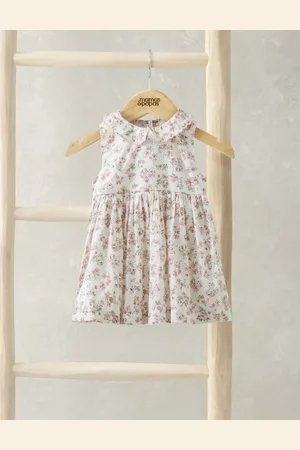 Mamas & Papas Girls Pure Cotton Wildflower Dress (0-3 Yrs) - 3-6 M -