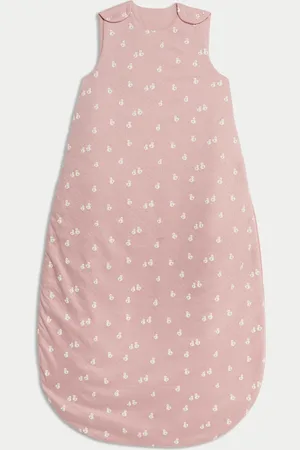 Marks & Spencer Girls Pure Cotton Duck Print 2.5 Tog Sleeping Bag (0-3 Yrs) - 6-18M -