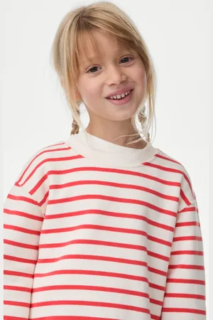 Marks & Spencer Cotton Rich Striped Sweatshirt (2-8 Yrs) - 2-3 Y -