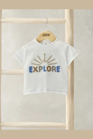 Mamas & Papas Boys Pure Cotton Explore T-Shirt (0-3 Yrs) - 12-18 -