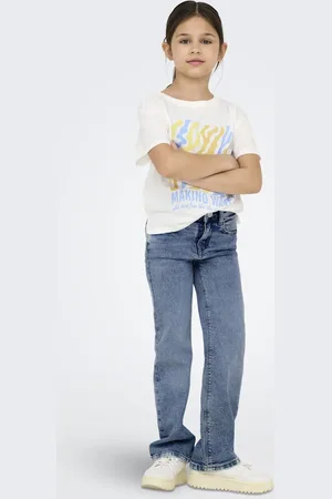 ONLY Girls Relaxed Denim Flared Jeans (8-14 Yrs) - 13y -