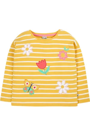 Frugi Girls Pure Cotton Applique Top (2-10 Yrs) - 4-5 Y -