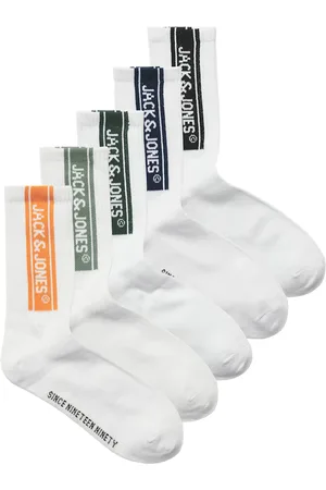 JACK & JONES Boys 5pk Cotton Rich Socks (1 Small - 9 Small) - 5-9 -