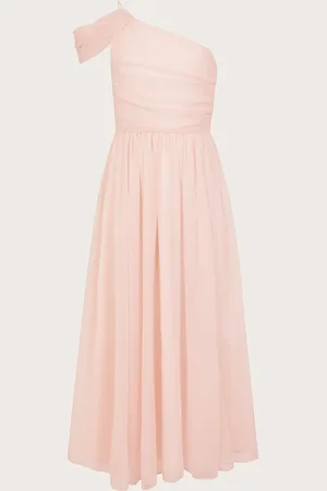 Monsoon Girls Chiffon One Shoulder Prom Dress (8-15 Yrs) - 11y -
