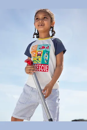 Frugi Boys Pure Cotton Striped Shorts (2-10 Yrs) - 2-3 Y -