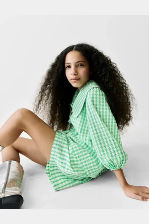 Marks & Spencer Girls Pure Cotton Gingham Check Shorts (6-16 Yrs) - 13-14 -