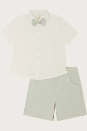 Monsoon Boys 3pc Pure Cotton Top & Bottom Smart Outfit (6 Mths-12 Yrs) - 7 -
